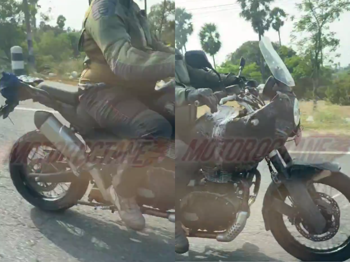 Royal Enfield Himalayan 750 Spotted Testing in India